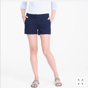 J. Crew Navy Blue Chino Shorts SZ 6